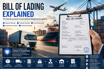International shippinglogistik og transportdokumentation med konnossement, containerfragt og freight operationer